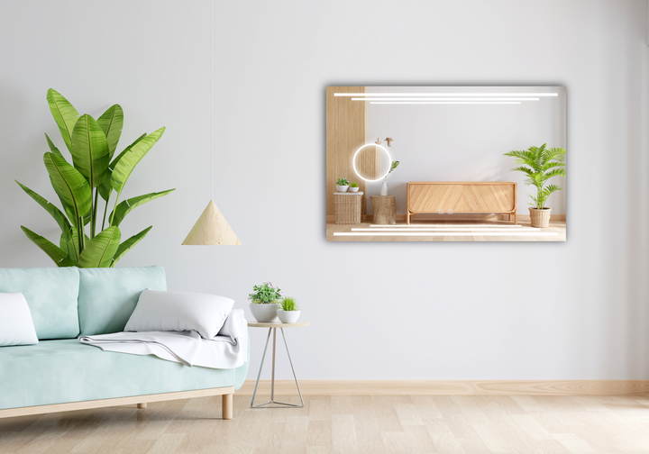 LED-зеркало 120x80см, с двумя сенсорами и линзой с подсветкой, модель Francisca (Franciscag212/) - изображение 2
