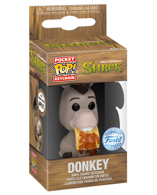 Figurka Funko POP Keychain: Shrek DreamWorks 30th Anniversary - Donkey 82223 (889698822237) - obraz 3