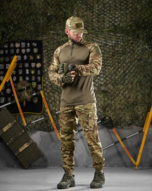 Тактический летний комплект 3 в 1 штаны, бейсболка, UBACS Combat Force Multicam S - изображение 3