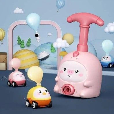 Ігровий набір аеромобілів Balloon Inertia Car D8811 з кульками та стартером - Фото 6 Ігровий набір аеромобілів Balloon Inertia Car D8811 з кульками та стартером - зображення 6