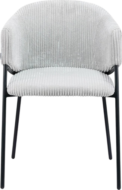 Стілець для кухні та вітальні Homla PRAZER 55 x 60.5 x 78 см Silver (5906496737954) - зображення 2
