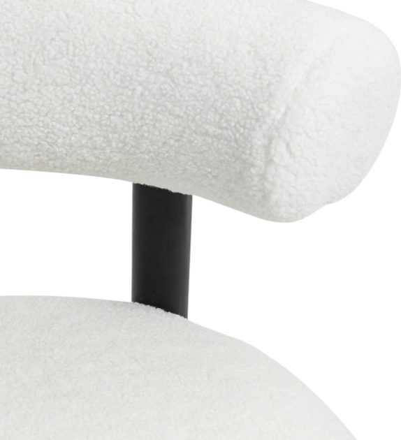 Стілець для кухні та вітальні Homla PACIS 59.5 x 65.5 x 75.5 см Ecru (5906496743696) - зображення 5