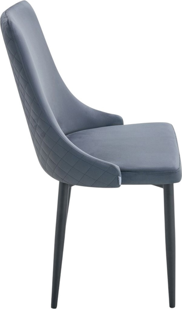 Krzesło do kuchni i salonu Homla LOGAN 47 x 59 x 93 cm Dark Grey (5906496743849) - obraz 2