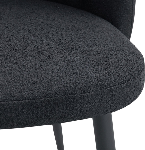 Стілець для кухні та вітальні Homla AULA 49 x 55 x 85 см Black (5906496741722) - зображення 6