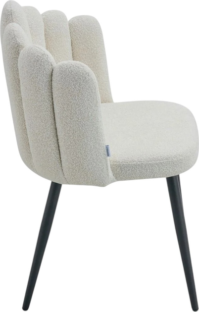 Стілець для кухні та вітальні Homla LUXE 49 x 55 x 85 см Ecru (5906496741739) - зображення 3
