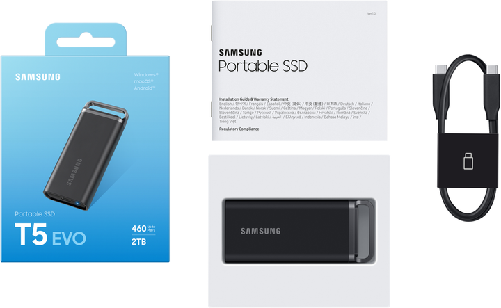 Накопитель внешний SSD 2TB Samsung T5 EVO (MU-PH2T0S/EU) - изображение 10