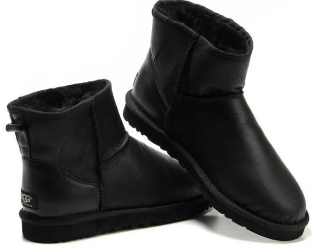 Уги UGG Australia Classic Mini Metallic 39 (25.0 см) Чорні