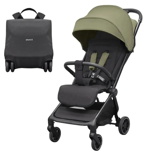 Прогулянкова коляска Carrello Atom S CRL-5526 Antique Green - зображення 3