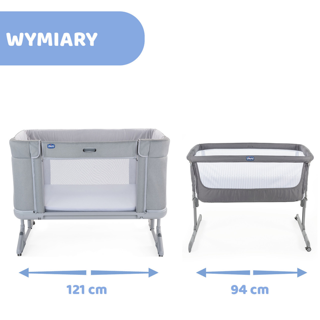 Дитяче ліжечко Chicco Next2Me Forever Almond 3 в 1 Бежеве (8058664181063) - зображення 14