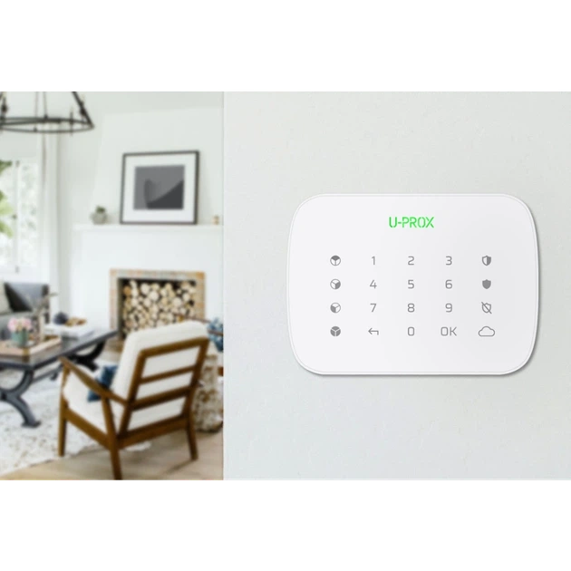 Сенсорная клавиатура U-Prox Keypad G4 White беспроводная - изображение 6