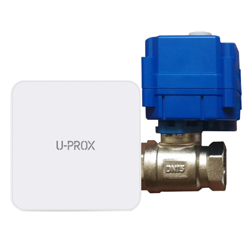 Комплект антипотоп с резервным питанием 1/2" U-Prox MP Center Whit, кран Valve DN15, 1 датчик Water - Фото 4 Комплект антипотоп с резервным питанием 1/2" U-Prox MP Center Whit, кран Valve DN15, 1 датчик Water - изображение 4
