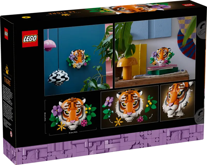 Конструктор LEGO Art Колекція фауни - Тигр 744 елемента (31217) - зображення 2