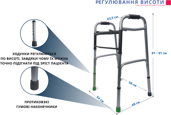 Ходунки фиксированные Doctor Life (12850/ST) - изображение 2
