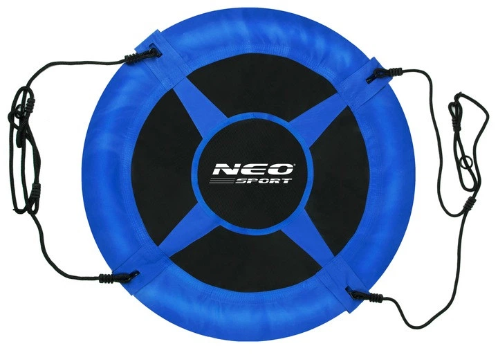 Гойдалка підвісна садова дитяча гніздо лелеки NEO - sport Swingo XXL 95 cm, синя - изображение 4