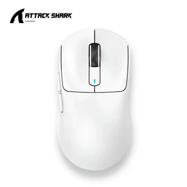 Игровая мышка Attack Shark X3 Wireless белая (PAW3395) – профессиональное оружие геймера! - Фото 1 Игровая мышка Attack Shark X3 Wireless белая (PAW3395) – профессиональное оружие геймера! - изображение 1
