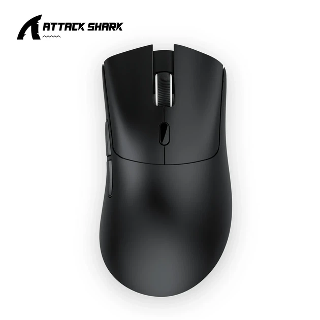 Мышь игровая Attack Shark R1 (сенсор PAW3311) беспроводная, черная - Фото 1 Мышь игровая Attack Shark R1 (сенсор PAW3311) беспроводная, черная - изображение 1