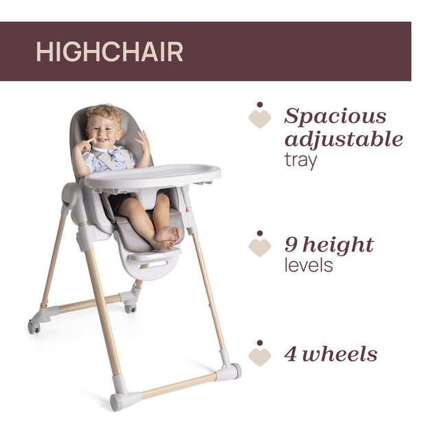Крісло для годування Chicco Polly Armonia Scandinavian 3 в 1 Бежеве (8058664179022) - зображення 9