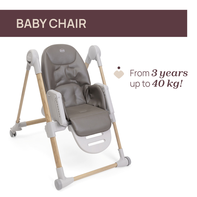 Крісло для годування Chicco Polly Armonia Scandinavian 3 в 1 Бежеве (8058664179022) - зображення 10