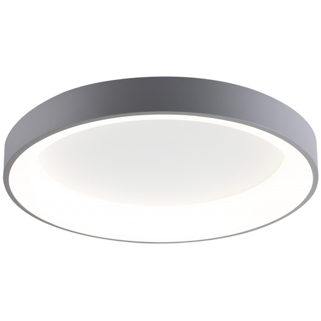 Стельова LED люстра 80W Velmax круглої форми 3000K-6500 K з пультом сіра IP20 V-CL-VERONA-R - зображення 2