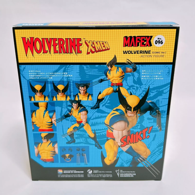 Колекційна фігурка Логан Росомаха Mafex Comic Ver. X-Men Люди-Х Aurora - изображение 7