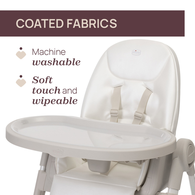 Krzesełko do karmienia Chicco Polly Armonia Motherpearl 3 w 1 Perłowe (8058664178698) - obraz 4