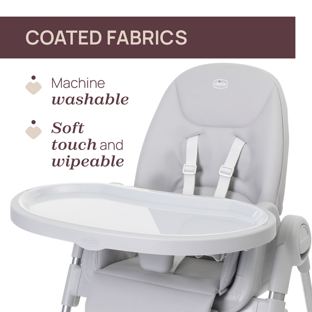 Крісло для годування Chicco Polly Armonia Steel 3 в 1 (8058664179039) - зображення 4