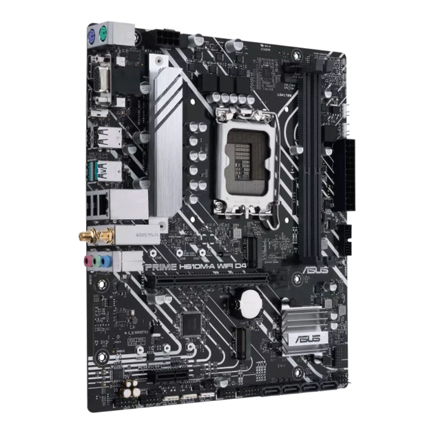 Материнская плата ASUS PRIME H610M-A WIFI D4, LGA1700, DDR4, HDMI, DisplayPort, VGA, Wi-Fi 5, microATX - изображение 2