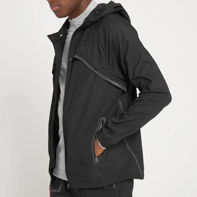 Легкая беговая куртка Myprotein Men's Velocity Ultra Running Jacket - Black XXXL - изображение 4