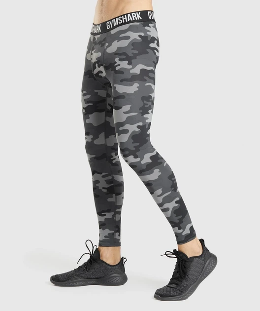 Мужские спортивные леггинсы Gymshark Element Baselayer Leggings - Grey Print - XXXL - Фото 3 Мужские спортивные леггинсы Gymshark Element Baselayer Leggings - Grey Print - XXXL - изображение 3