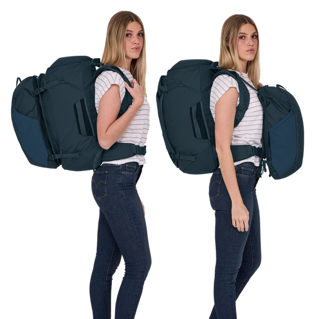 Рюкзак Thule Landmark Travel Pack 60L TLPF-260 Woman Darkest Blue (7121894) - Фото 3 Рюкзак Thule Landmark Travel Pack 60L TLPF-260 Woman Darkest Blue (7121894) - изображение 3