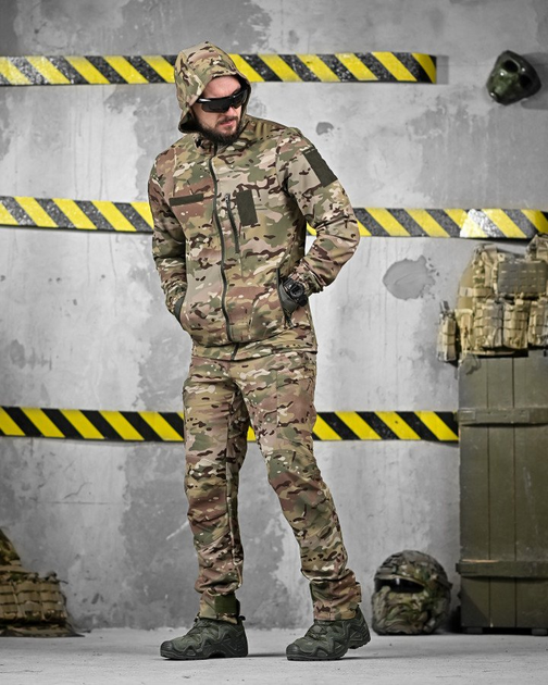 Тактический летний эластичный костюм 3 в 1 ветровка, штаны, футболка Combat Force Multicam XXXL - изображение 2