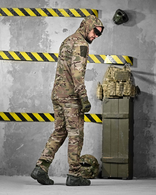 Тактический летний эластичный костюм 3 в 1 ветровка, штаны, футболка Combat Force Multicam XXL - изображение 3