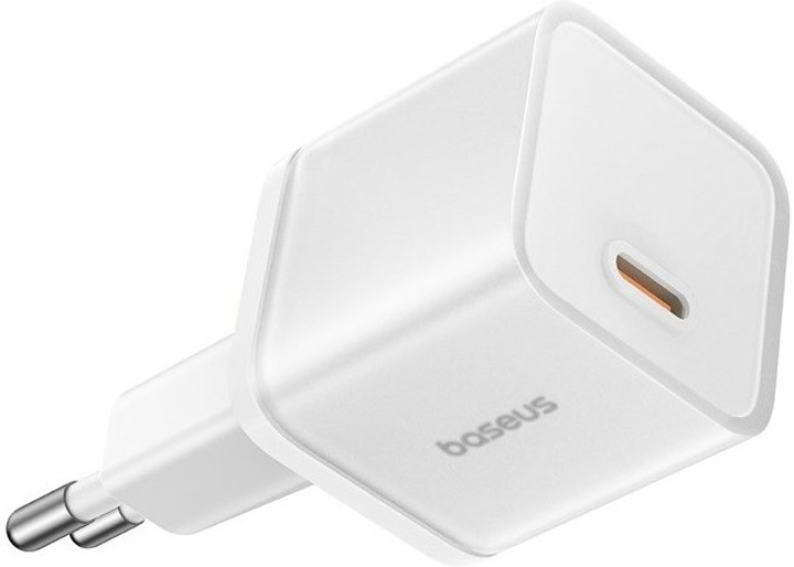 Ładowarka sieciowa Baseus GaN5S Fast Charger 1C 30W USB-C White (P10162504213-00) - obraz 4
