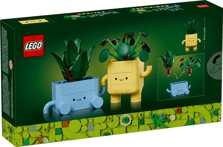 Zestaw klocków LEGO Botanicals Wesołe roślinki 217 elementa (10349) - obraz 1