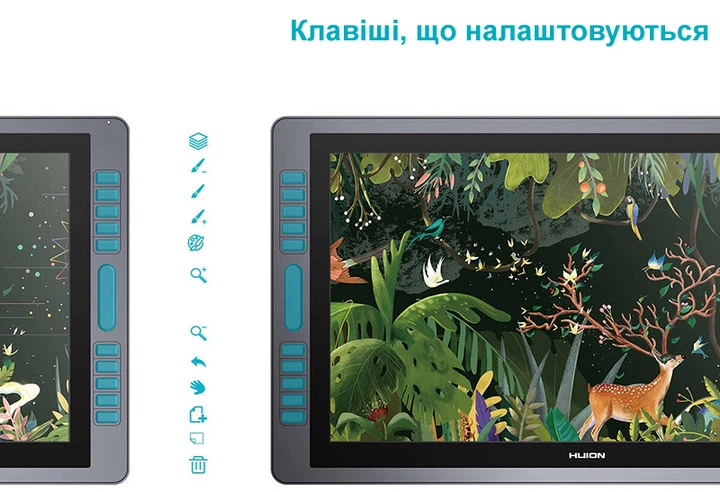 Графический монитор Huion Kamvas GT-221Pro с перчаткой