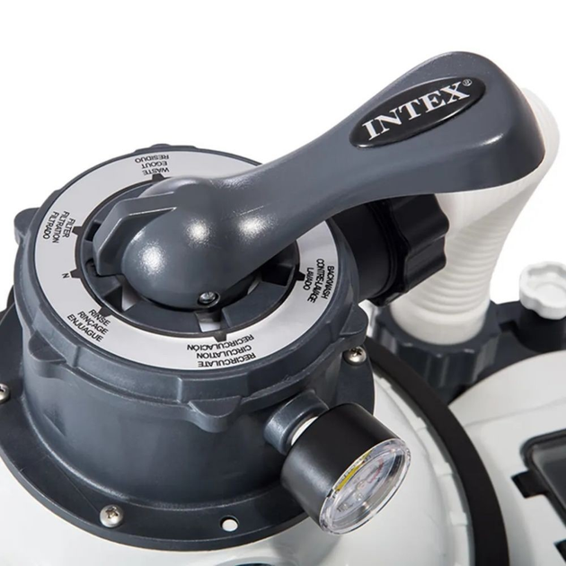 Насос фільтруючий пісочний до басейну Intex 7900 л/год 26646 + 25 кг піску (5903890606473) - зображення 8