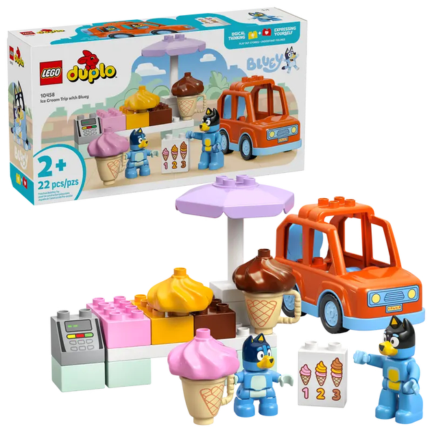 Конструктор LEGO Duplo Експедиція морозива з Блу 22 елемента (10458) - зображення 2