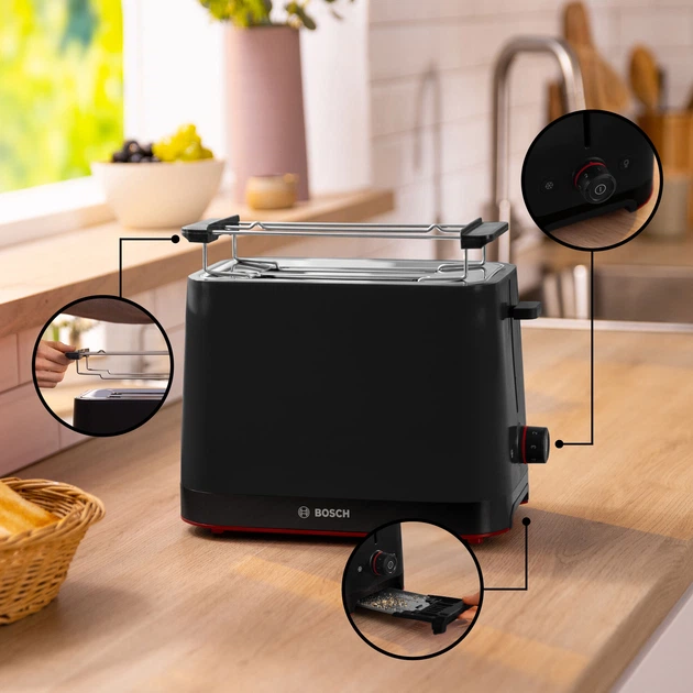 Тостер Bosch My Moment TAT3M123 - зображення 6