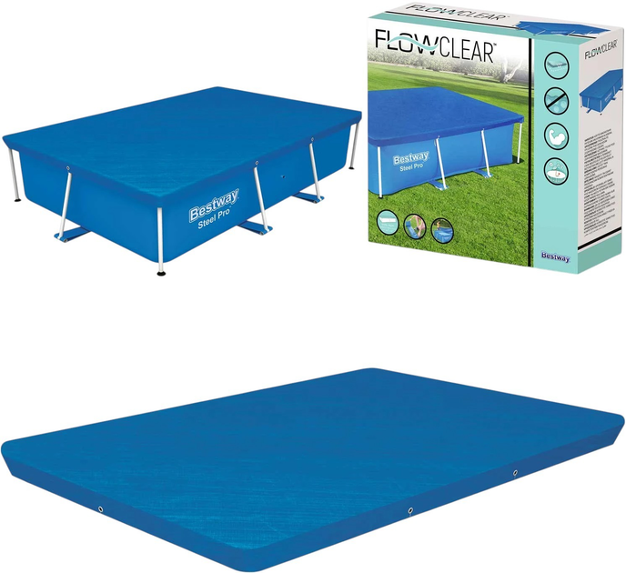 Накриття для басейну Bestway 259 x 170 см 58105 (0078257280230) - зображення 3