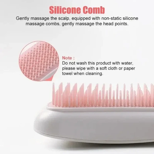 Расческа женская Массажная расческа HAIR BRUSH для всех типов волос - Фото 3 Расческа женская Массажная расческа HAIR BRUSH для всех типов волос - изображение 3