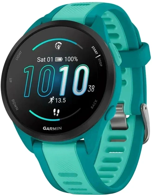 Смарт-годинник Garmin Forerunner 165 Music Turquoise/Aqua (010-02863-32) - зображення 1