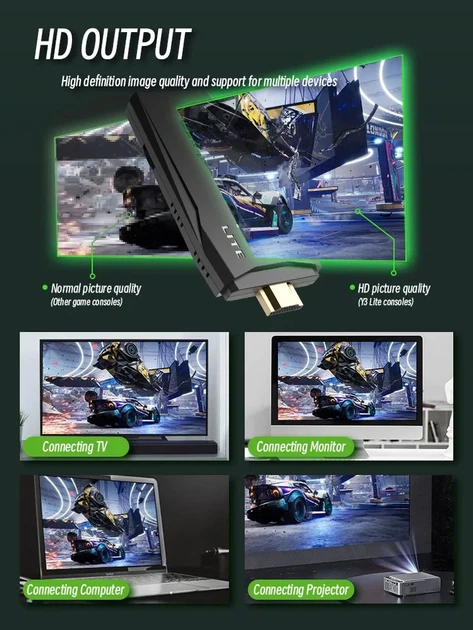 Ігрова консоль Gamestick M8-4K (64GB, 2 геймпади) - изображение 5