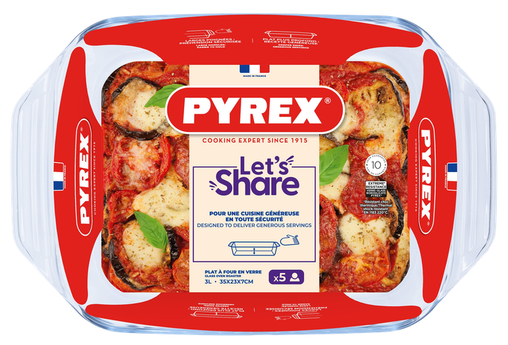 Форма Pyrex прямокутна 35х23х7 см 3 л (408B000/8446) - Фото 4 Форма Pyrex прямокутна 35х23х7 см 3 л (408B000/8446) - зображення 4