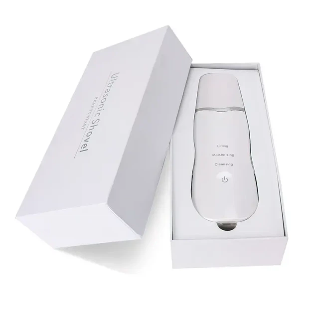 Ультразвуковой скраббер портативный для чистки лица Face Cleaner 8816 / Очиститель поров / Скрабер лифтинг - изображение 5