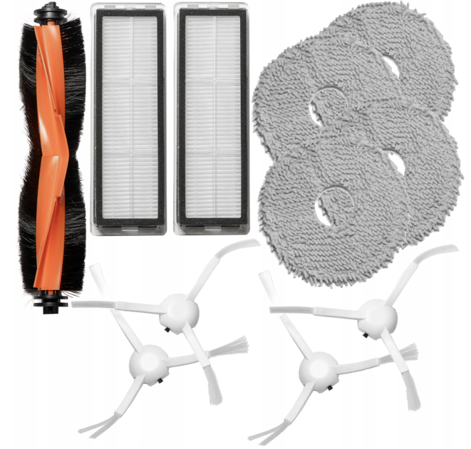 Набор фильтров и щеток для робота-пылесоса Xiaomi Robot Vacuum X10+ X20+ S10+ S20+ S10 Pro X20 Pro X20 Max - изображение 3