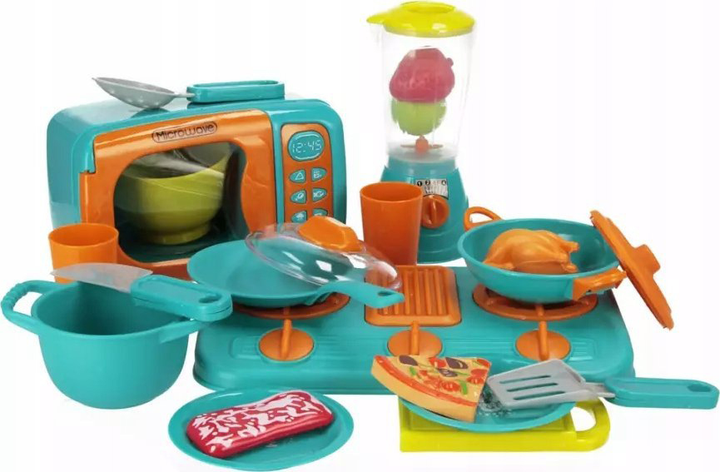 Zestaw kuchenny Mega Creative AGD z akcesoriami 5523A (5905523646719) - obraz 3