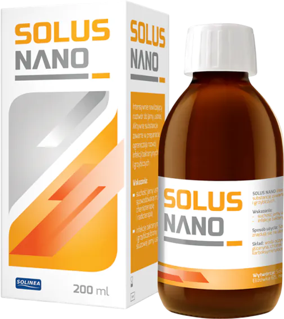 Roztwór do jamy ustnej Solinea Solus Nano 200 ml (5902768521245) - obraz 1