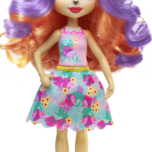 Лялька Mattel Enchantimals Enchant Sunny Plaza Family of Puss 15 см HXC00 (194735225545) - зображення 6