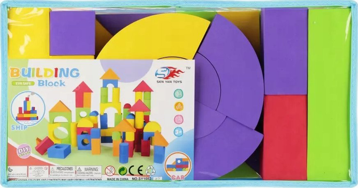Конструктор Mega Creative пінопластовий максі 45 елементів SY1082-45 (5905523666939) - зображення 1