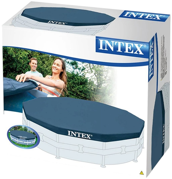 Накриття для басейну Intex 457 см 28032 (0078257280322) - зображення 2